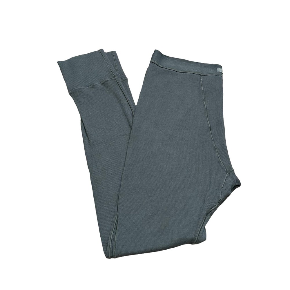 Skims Women's Size 2X Cotton Rib Leggings Dark Gray Loungewear